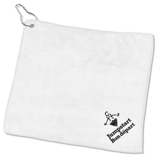 Picture of CTC Jumpstart White Golf Towel - EN