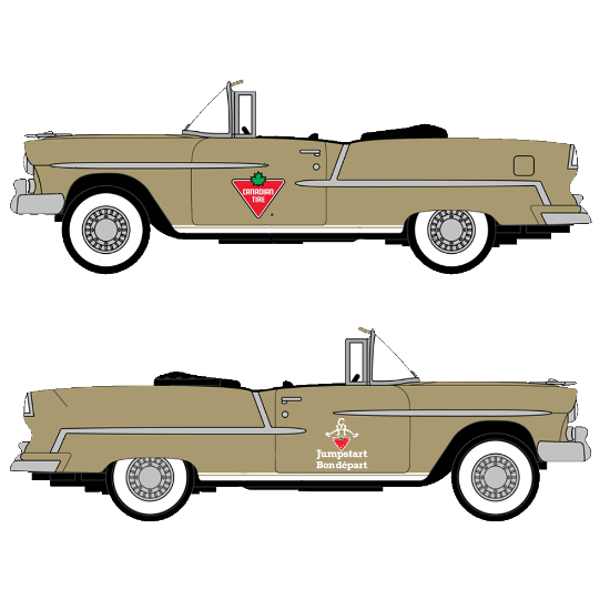 Picture of 1955 Chevy Convertible Gold