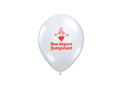 Picture of CTC Jumpstart White Latex Balloon - FR