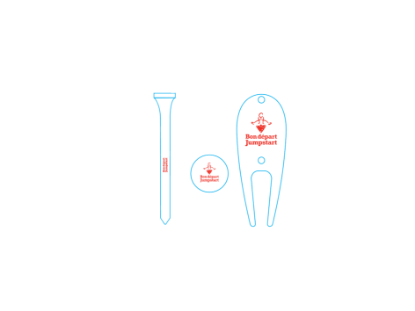 Picture of CTC Jumpstart White Golf Tee Pack - FR