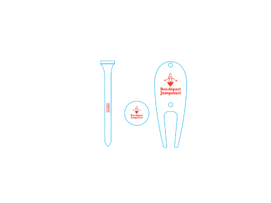 Picture of CTC Jumpstart White Golf Tee Pack - FR