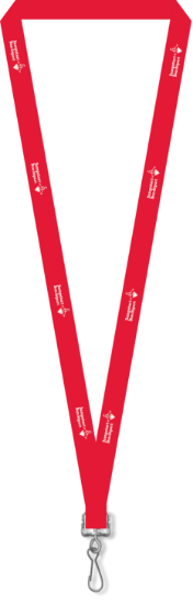 Picture of CTC Jumpstart Red Silkscreen Lanyard w/J hook- EN