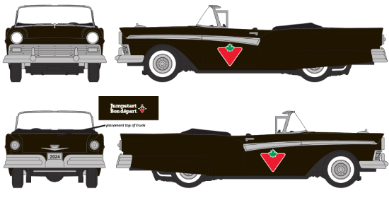 Picture of 1957 Black Ford Convertible