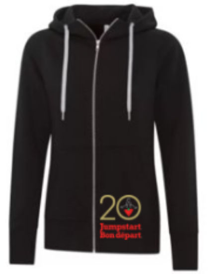 Picture of Ladies’ Full Zip Hoodie - Black