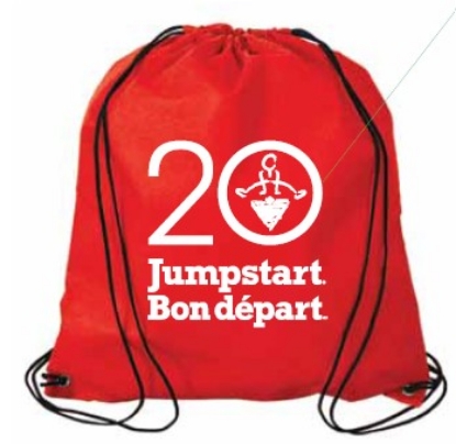 Picture of CTC Jumpstart 20  Red Drawstring Bag - EN