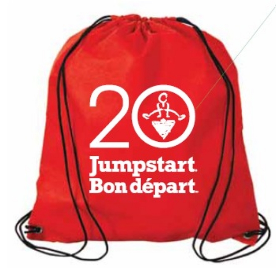 Picture of CTC Jumpstart 20  Red Drawstring Bag - EN