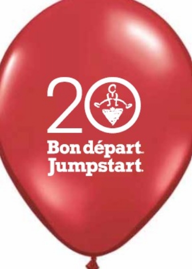 Picture of CTC Jumpstart 20 Red Latex Balloon - FR