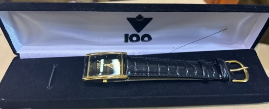 Picture of CT100 Square Watch - Black -  Extra Long